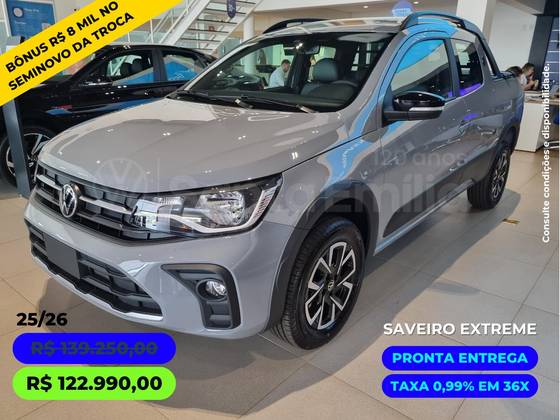 VOLKSWAGEN SAVEIRO 1.6 MSI EXTREME CD 16V FLEX 2P MANUAL